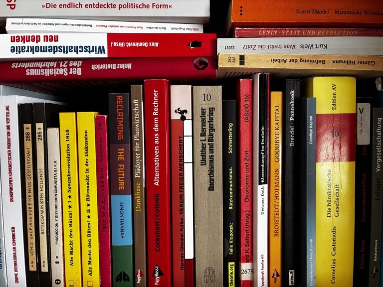 Mehrere Bücher in einem Regal